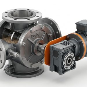 Blow-Through Rotary Valve, Doebritz Airlock, High-Pressure Conveying / ATEX Certified
