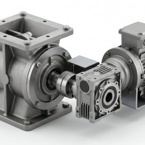 Doebritz Rotary Valve, Drop-Through Airlock Valve, Cast Iron / ATEX Certified for Pneumatic Conveying