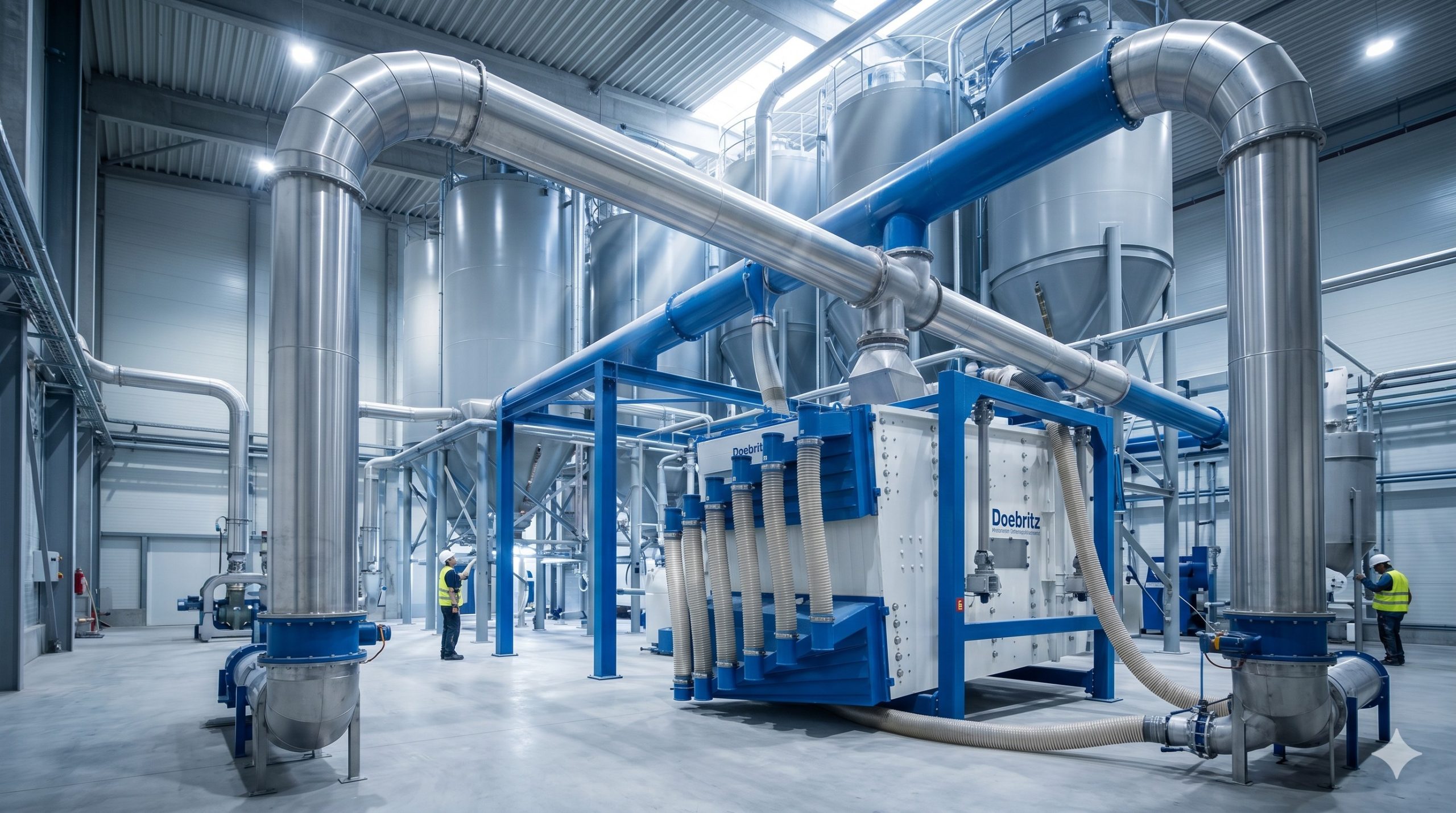 Gyratroy Sifter GSF Series, Doebritz Industrial Screener, High-Capacity / ATEX Certified scenario 1