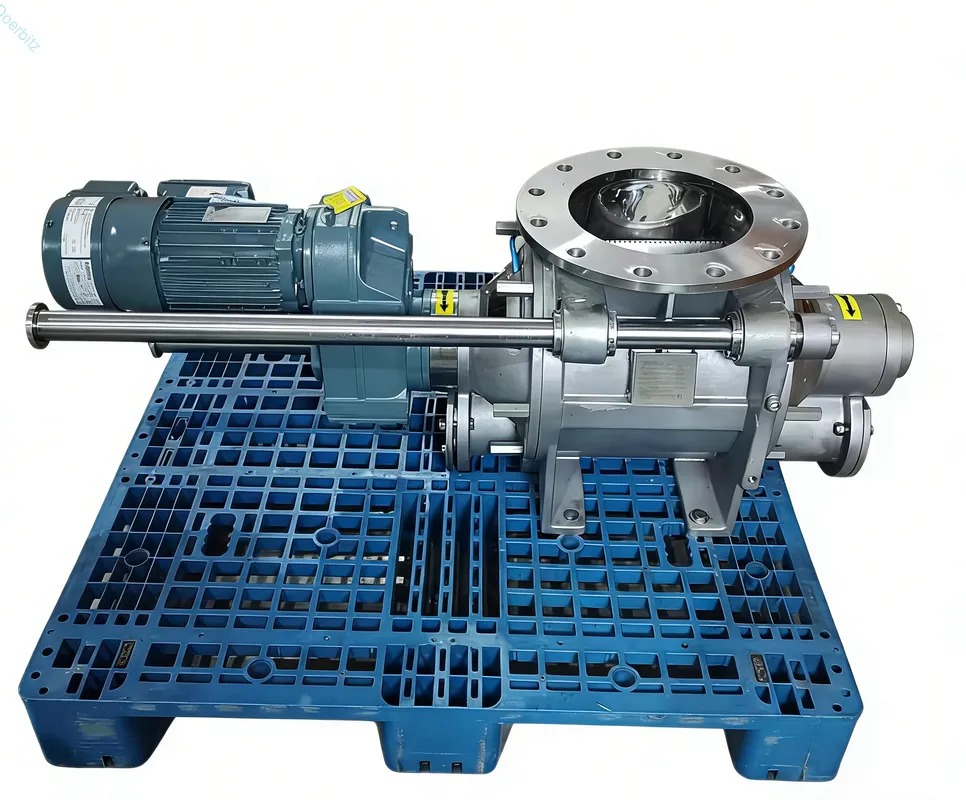Blow-Through Rotary Valve, Doebritz Airlock, High-Pressure Conveying / ATEX Certified