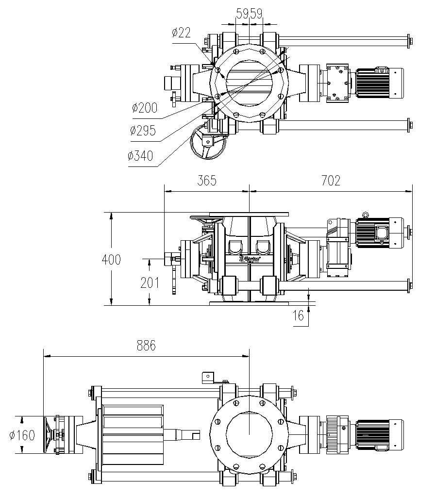Doebritz Food Grade Quick-Release Rotary Airlock, Stainless Steel 316L / <20 ppm Leakage, ATEX Certified - Image 5