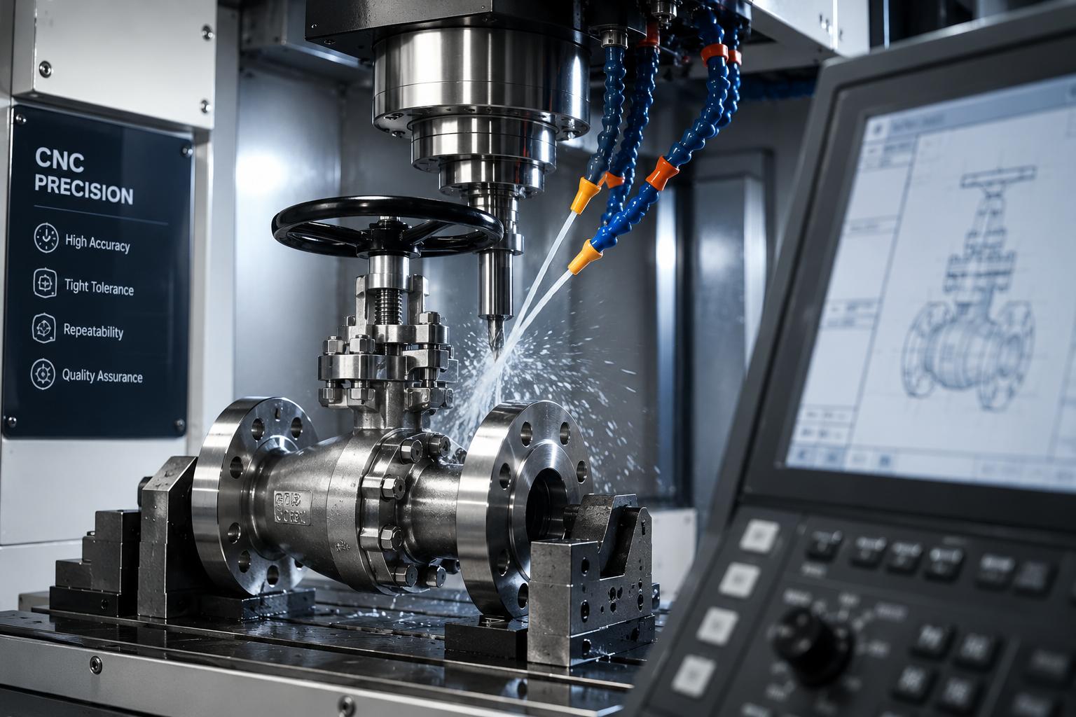 Precision Valve Manufacturing CNC