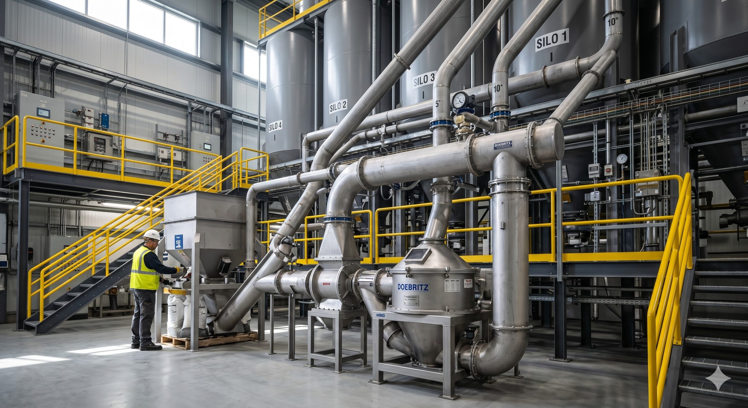 Industrial Cone Mill, Doebritz Comminution, High-Precision Size Reduction / ATEX Certified scenario 1