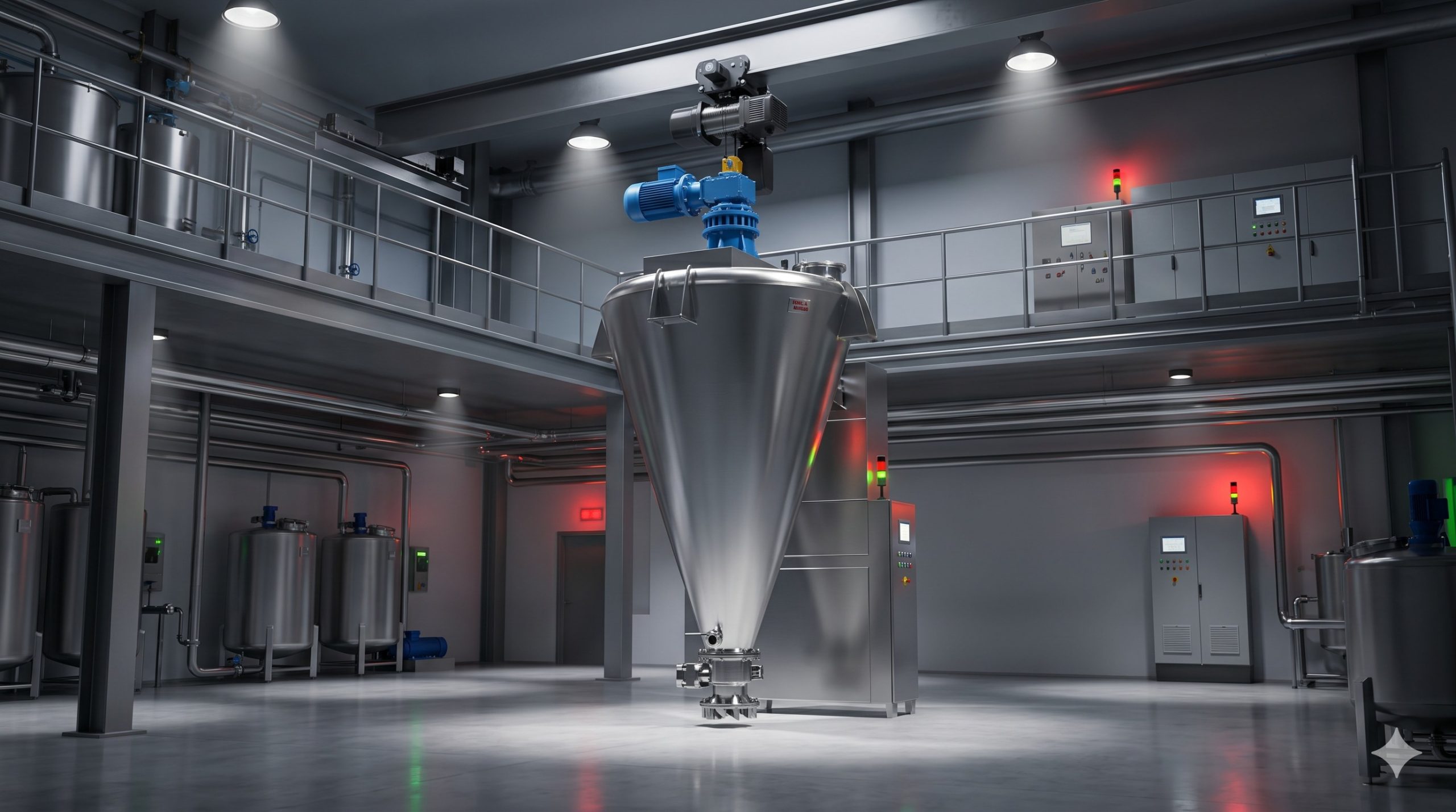 Nauta Mixer, Doebritz Industrial Mixer, 15000L Capacity / ATEX Certified scenario 1