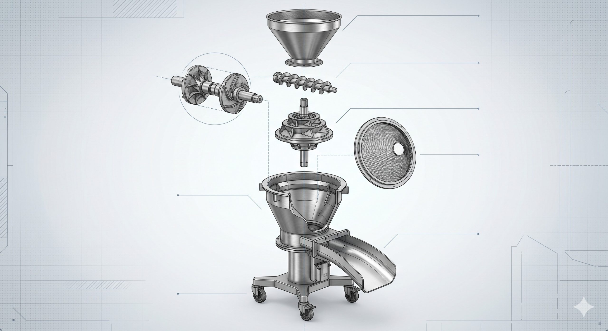 Portable Cone Mill, Doebritz Pharma & Powder Processing, Stainless Steel 316L / ATEX Certified for OEM scenario 2