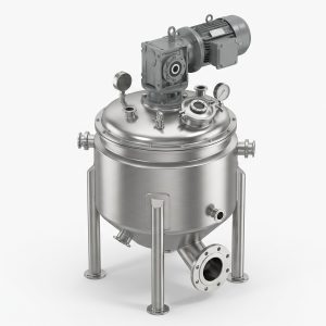 Fine Chemical SS316L Vertical Paddle Mixer, Doebritz Industrial Mixer, 304 Stainless Steel / Sanitary Design