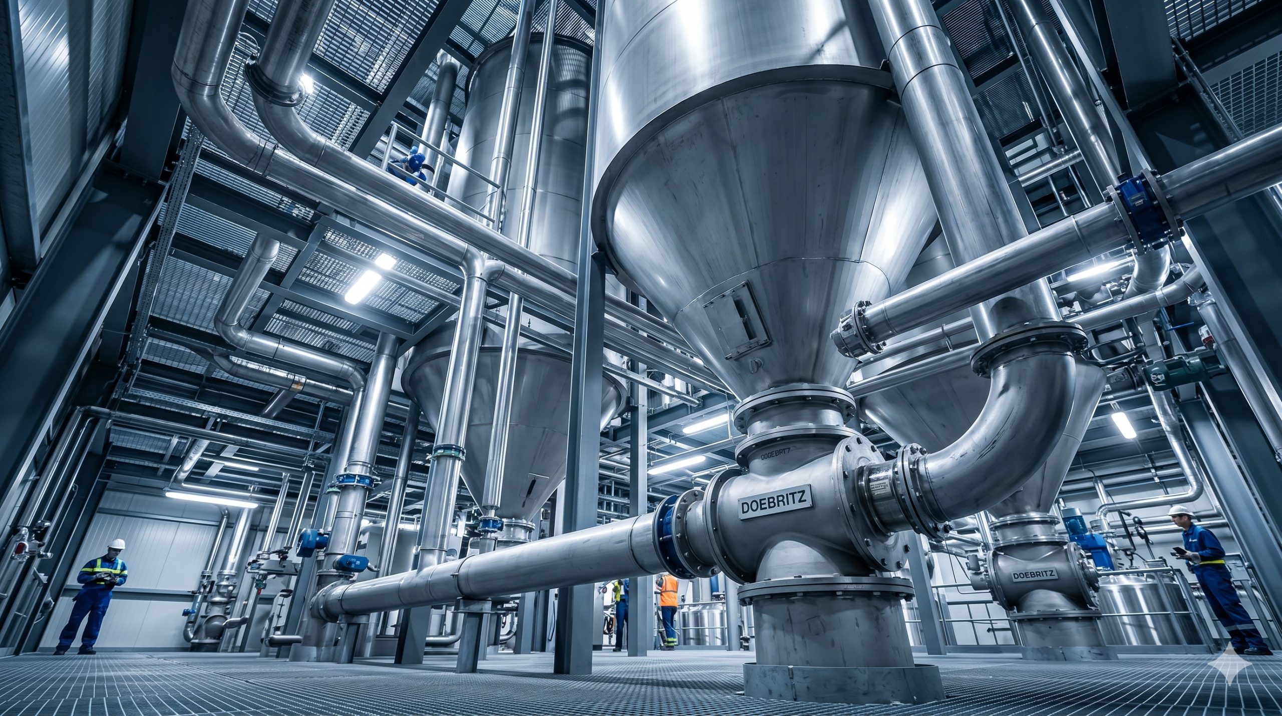 Doebritz SUS304 Star Discharge Valve: Quick-Release, Minimal Air Leakage | ATEX Certified Bulk Handling scenario 1