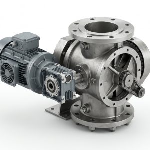 Doebritz Fine Particle Size Reduction Rotary Airlock Valve: Minimal Air Leakage & ATEX Certified (Model FPSR-200)