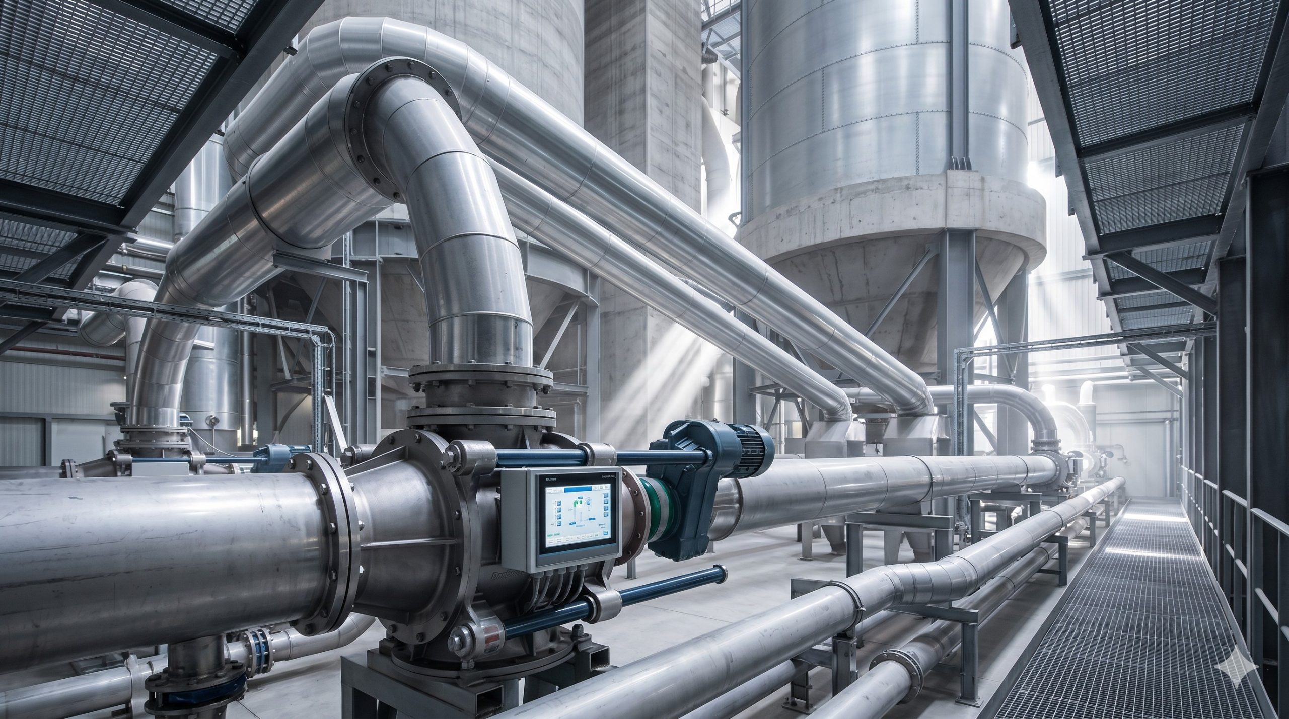 Manufacturer Supply: Doebritz Control Touch Screen | Heavy-Duty Rotary Airlock Valve - ATEX Certified, CNC-Machined Clearances scenario 1