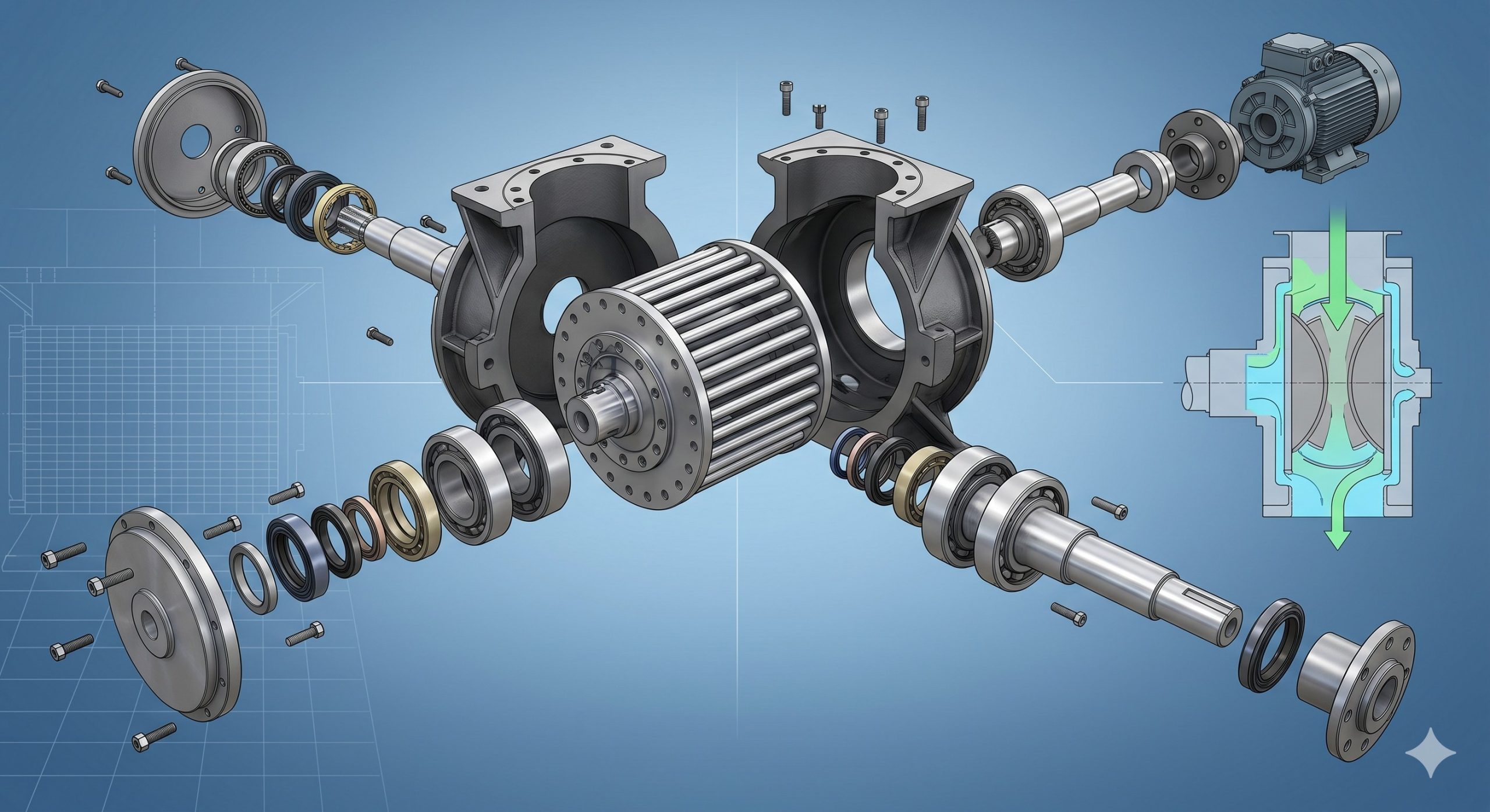 Doebritz Round Bar Impeller Rotary Airlock Valve: Cast Iron / SS316 | ≤50ppm Air Leakage & ATEX Certified scenario 2