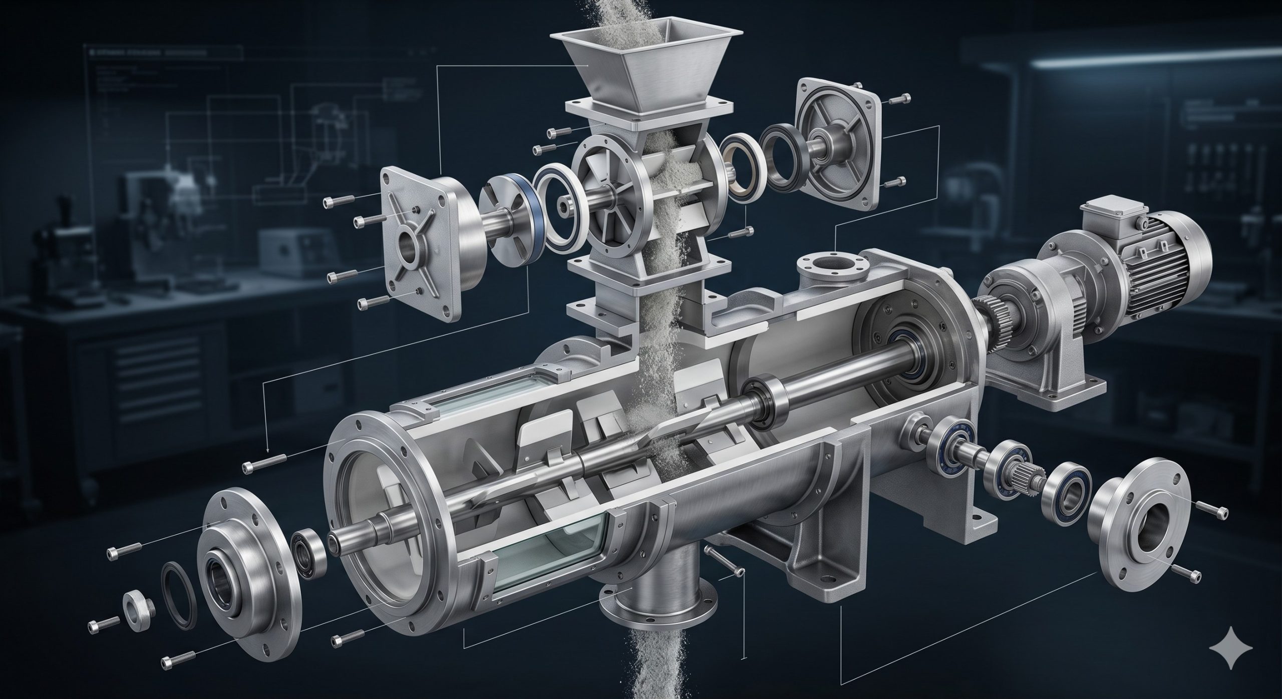 Ceramic Powder Mixer, Doebritz Industrial Mixer, High-Shear Homogenization / ATEX Certified scenario 2