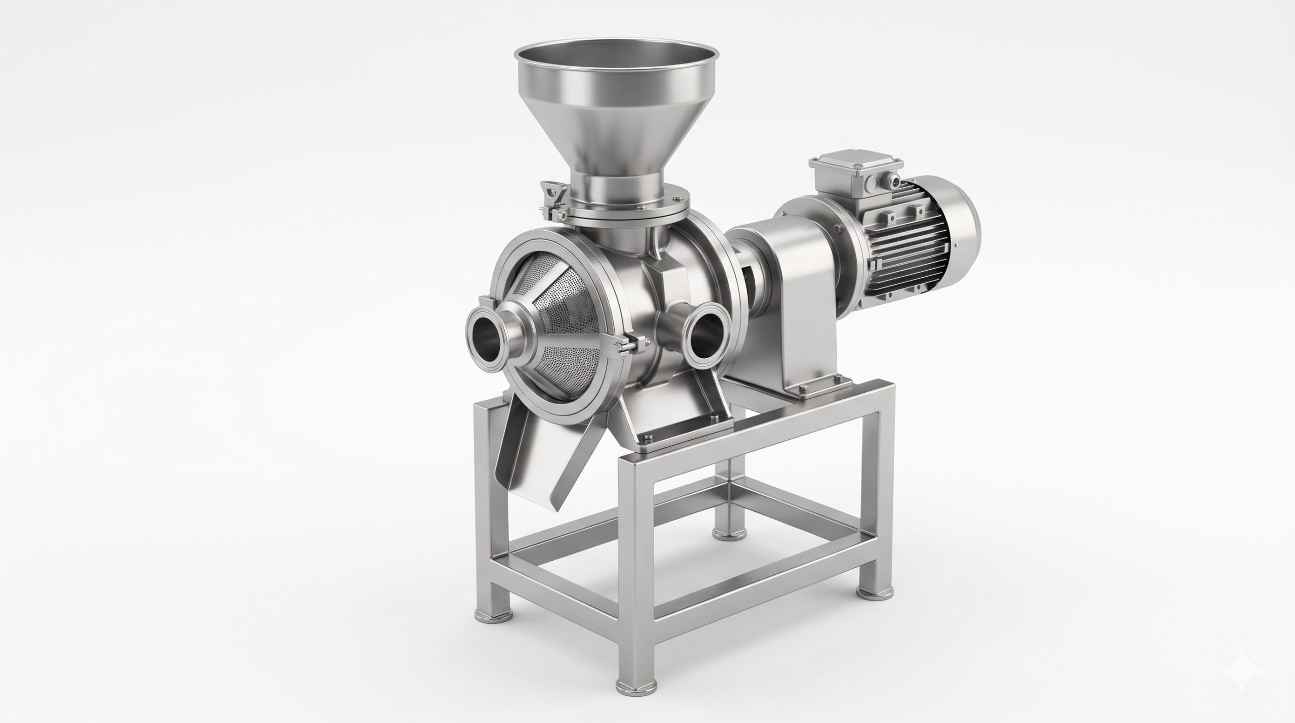ATEX Zone 20/21 Compliant Valve: Doebritz Stainless Steel Cone Mill | Certified Explosion Safety for Industrial Milling