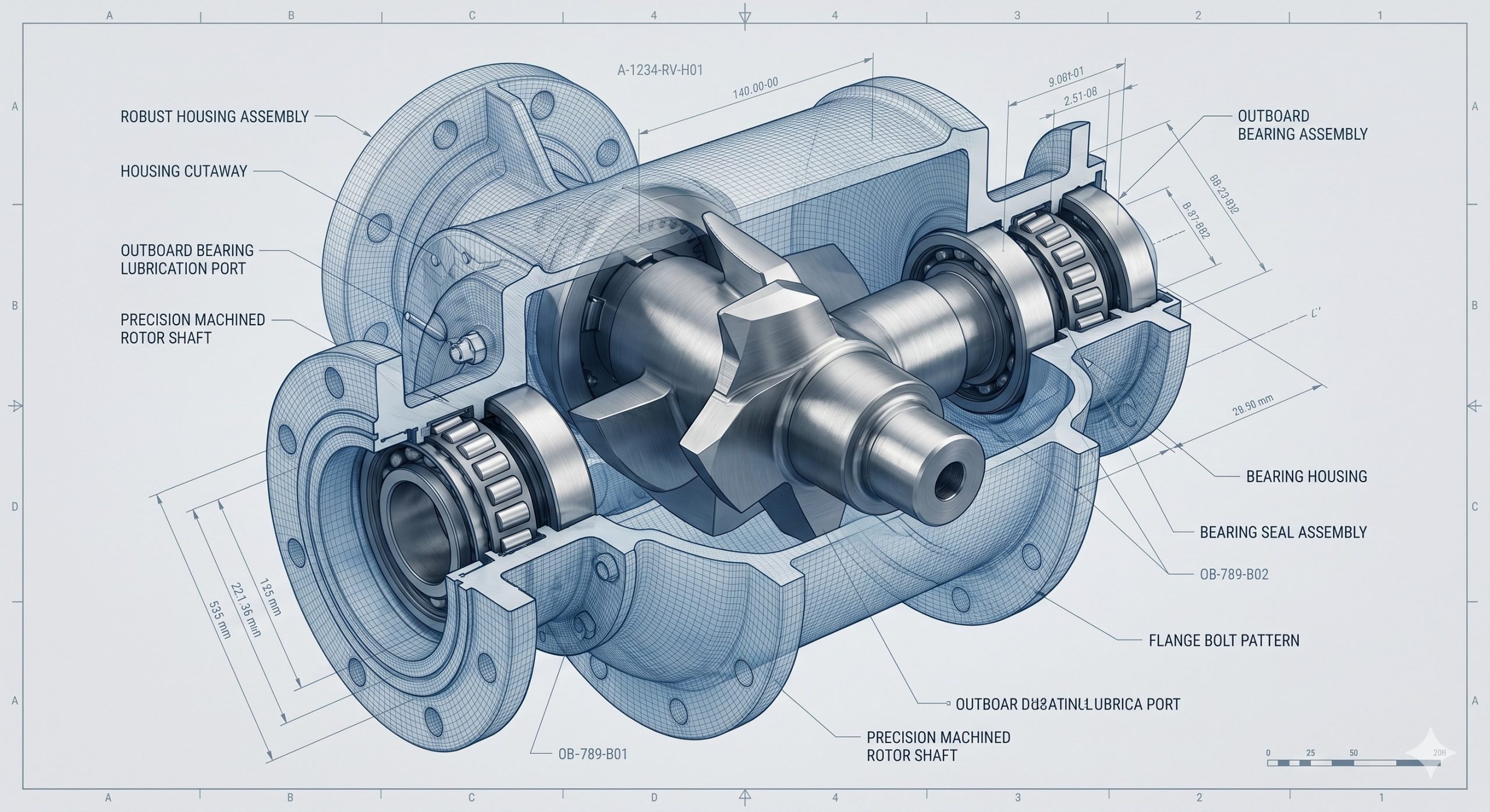 Power Plant Rotary Valve, Doebritz Airlock, Cast Iron / ATEX Certified / Up to 1000 TPH - Image 3