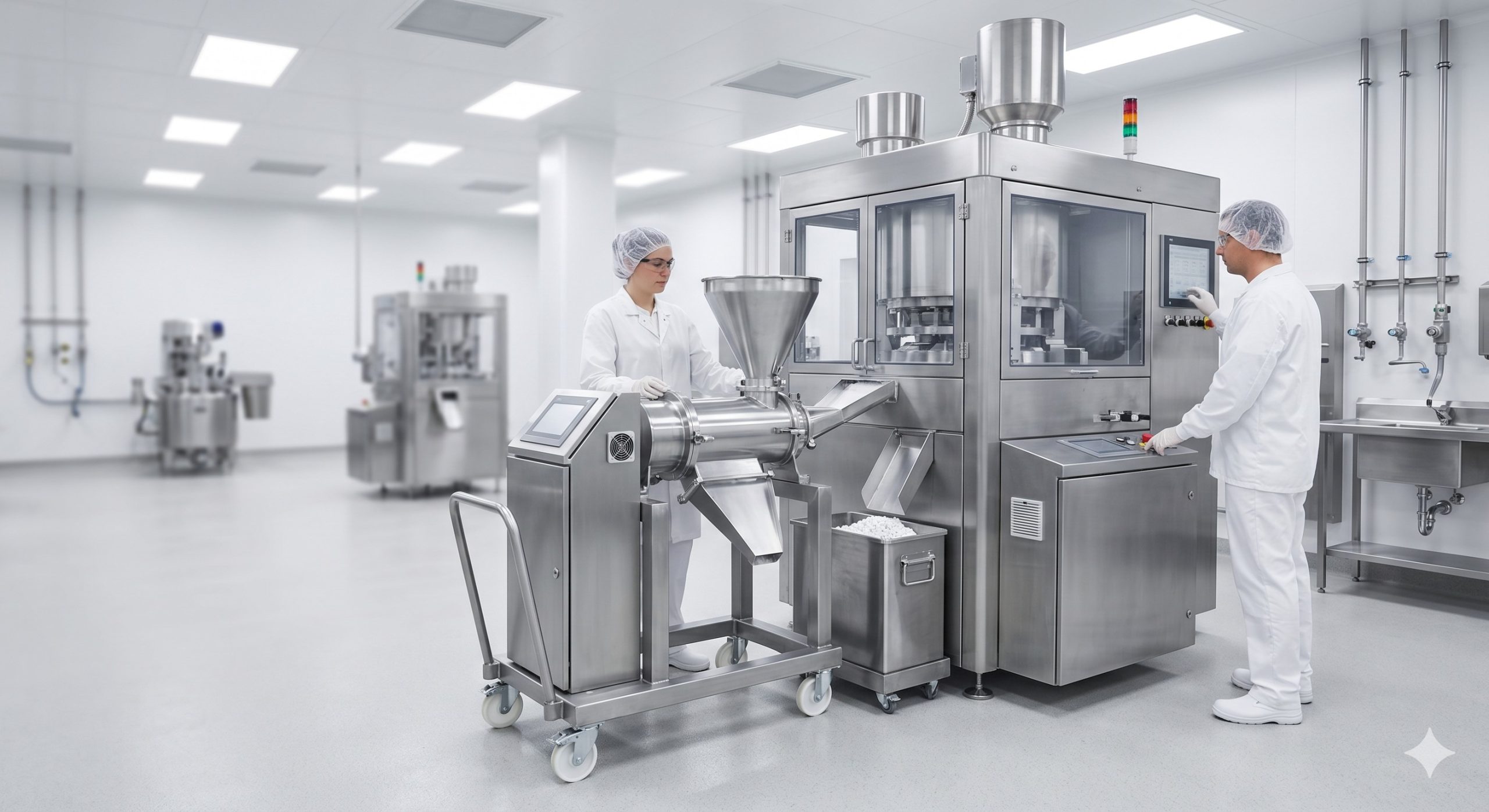 Portable Cone Mill, Doebritz Pharma & Powder Processing, Stainless Steel 316L / ATEX Certified for OEM scenario 1