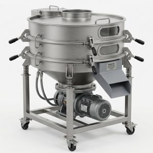 Customizable OEM Industrial Valve: Doebritz Fine Mesh Vibration Sifter | Direct Gearmotor Options & ATEX Compliance