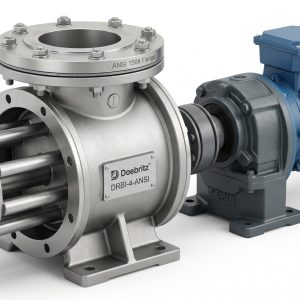 Doebritz Round Bar Impeller Rotary Airlock Valve: Cast Iron / SS316 | ≤50ppm Air Leakage & ATEX Certified