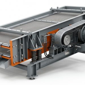 Inclined Vibrating Screen, Doebritz Screening Classifier, 250 TPH / ATEX Certified / Heavy-Duty Dewatering