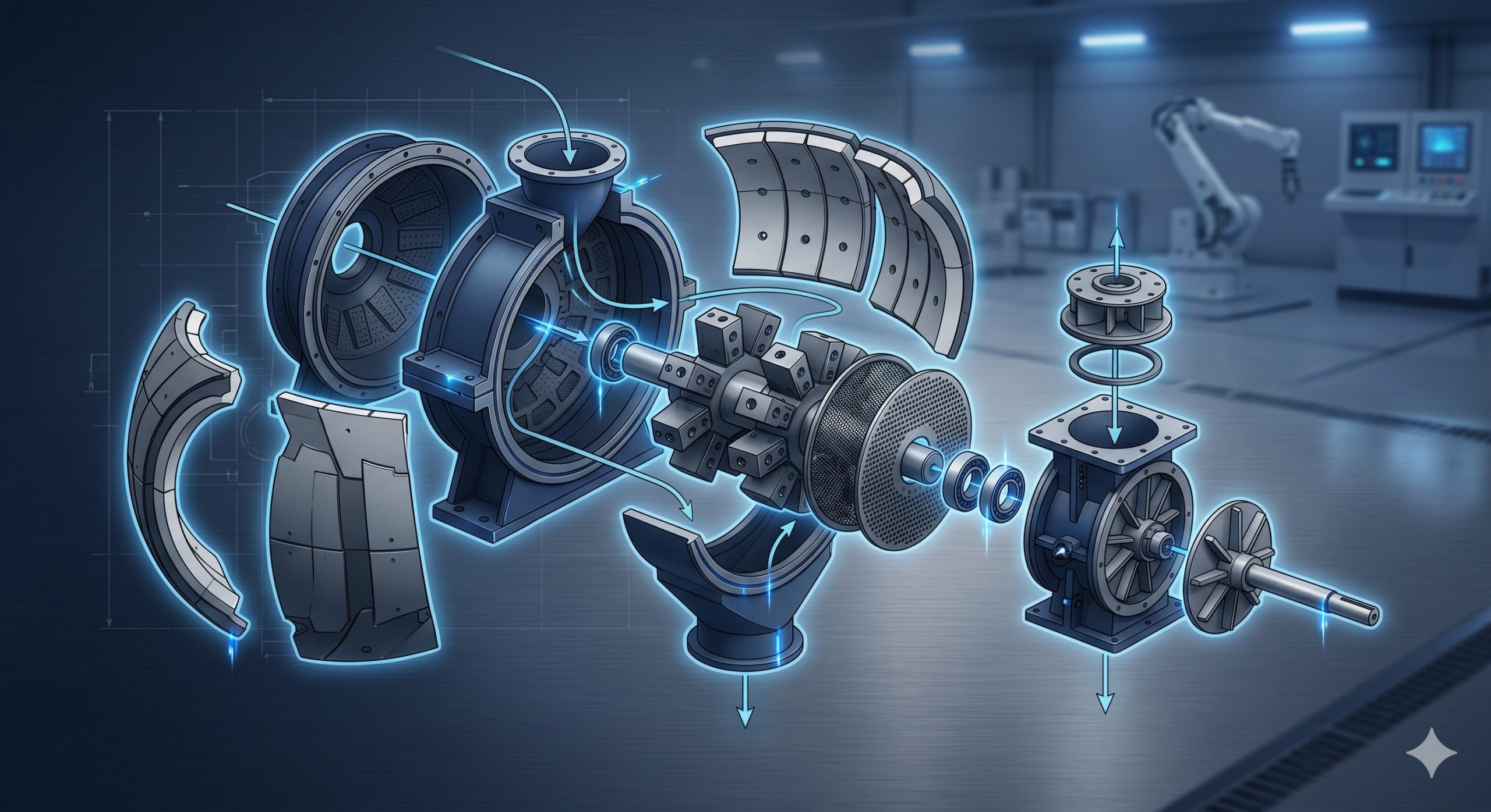 Fertilizer Sizing Mill, Doebritz Industrial Pulverizer, High-Capacity / ATEX Certified scenario 2