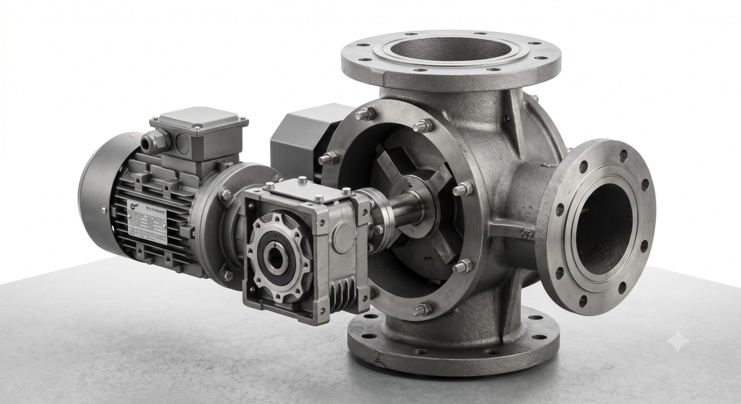 Doebritz Square Bar Impeller: Cast Iron / Stainless Steel - Minimal Air Leakage | Heavy-Duty Rotary Airlock