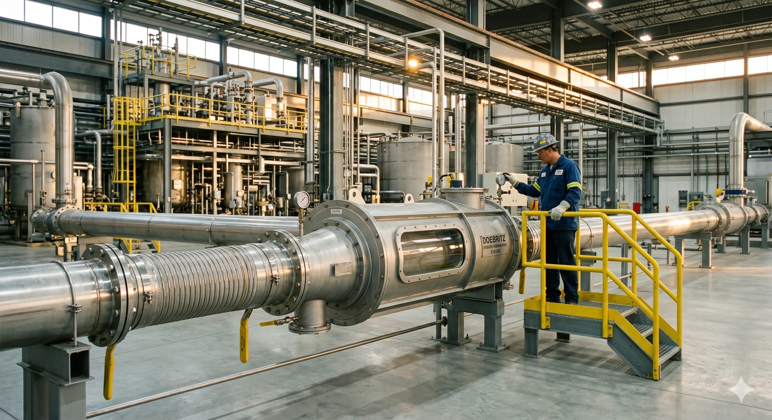 Enclosed Vibration Sifter, Doebritz Industrial Sifter, ATEX / 316L Stainless Steel scenario 1