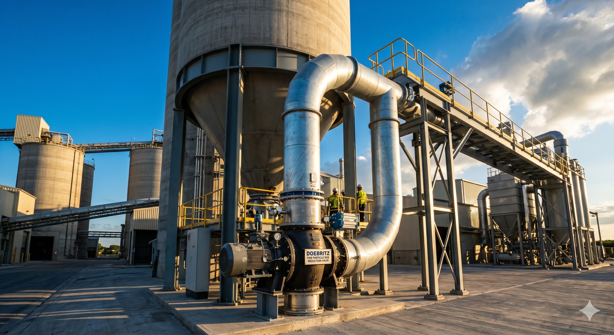 Doebritz Fine Particle Size Reduction Rotary Airlock Valve: Minimal Air Leakage & ATEX Certified (Model FPSR-200) scenario 1