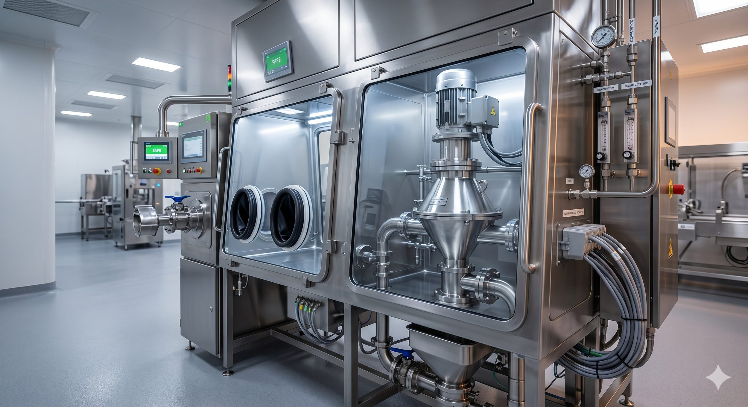 ATEX Zone 20/21 Compliant Valve: Doebritz Stainless Steel Cone Mill | Certified Explosion Safety for Industrial Milling scenario 1