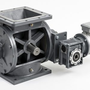 ATEX Zone 20/21 Compliant Valve: Doebritz Carbon Steel Painted Star Discharge Valve | Certified Explosion Safety for Heavy-Duty Bulk Solids