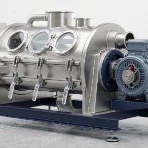 Enclosed Vibration Sifter, Doebritz Industrial Sifter, ATEX / 316L Stainless Steel