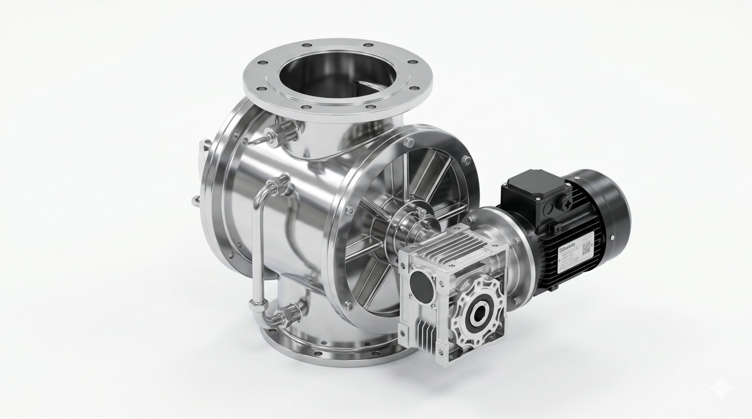 Mirror Polished Sifter, Doebritz Rotary Airlock, 30 m³/hr / ATEX Zone 21
