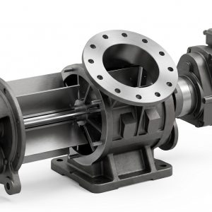 Doebritz Adjustable Blade Rotary Valve: Cast Iron / Stainless Steel - Minimal Air Leakage & ATEX Ready
