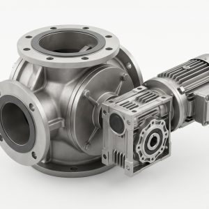 Doebritz Direct-drive Rotary Valve: Cast Iron / Stainless Steel - Minimal Air Leakage