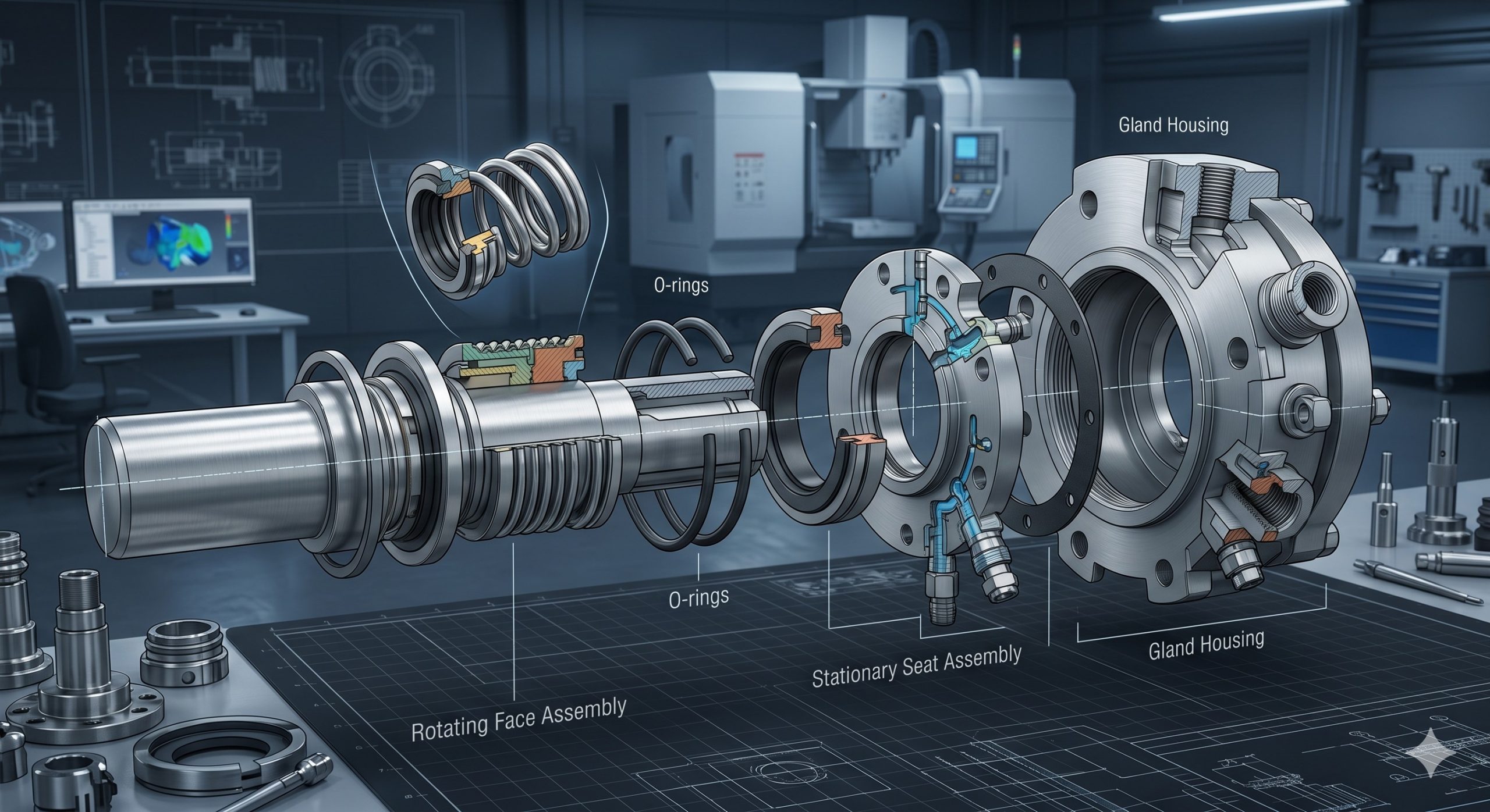Doebritz Mechanical Seal for Mill: Precision CNC Shaft Sealing for Heavy-Duty Powder Milling | Zero-Leakage ATEX Option scenario 2