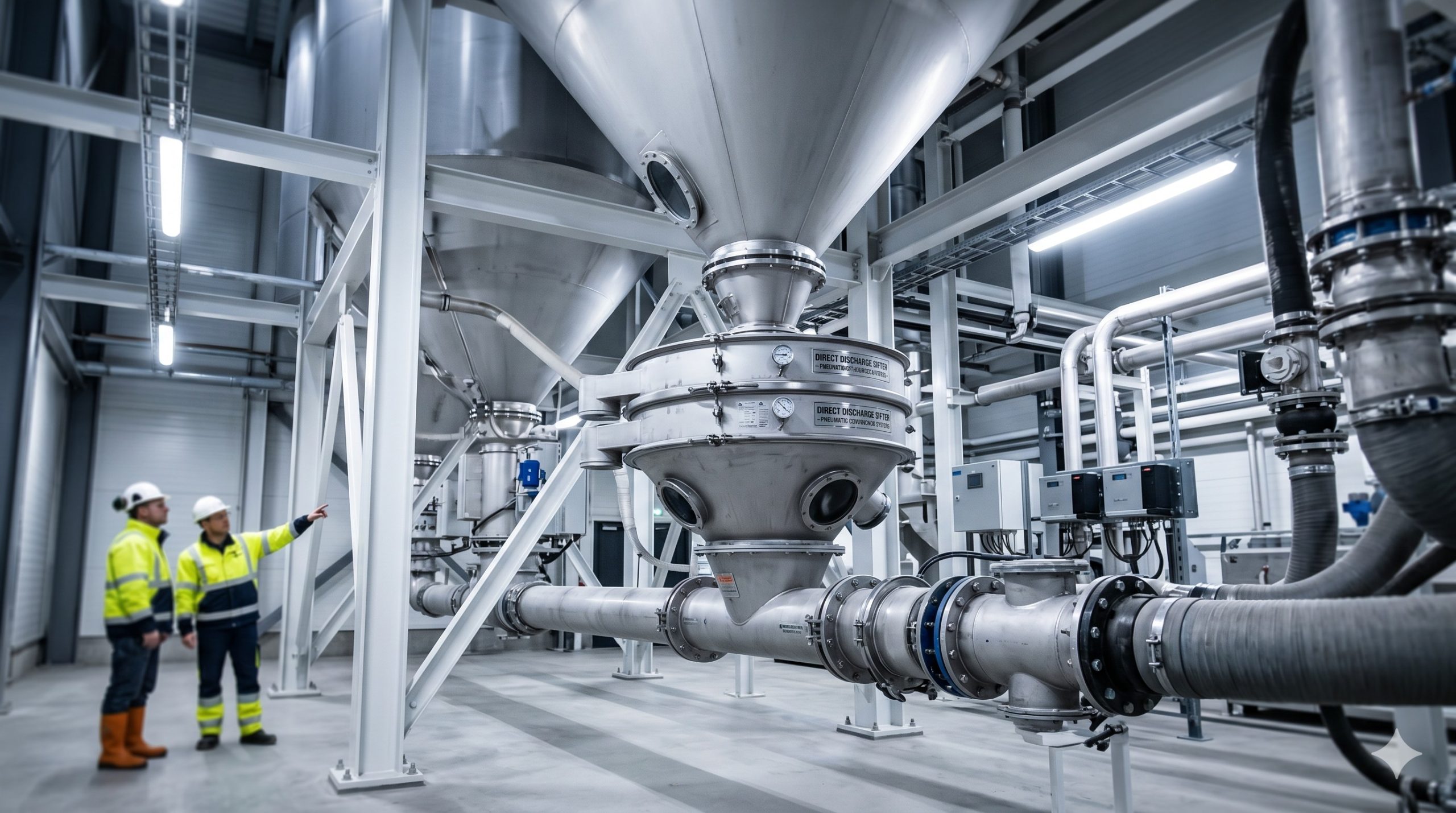Direct Discharge Sifter, Doebritz Screening Valve, High-Capacity / ATEX Certified / Dust-Tight scenario 1