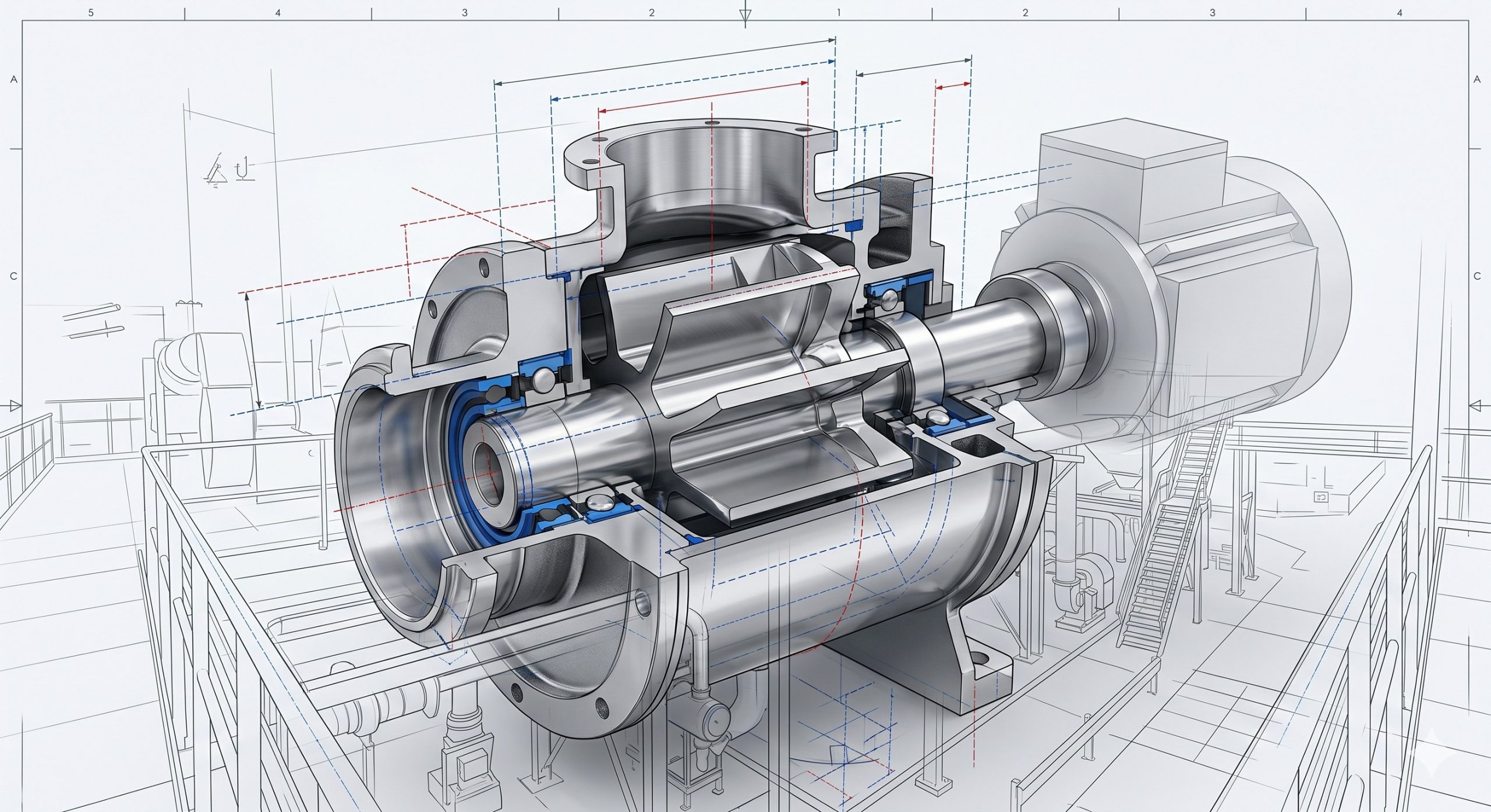 Handling Abrasive Powders: Wear Resistance and Housing Design of Round Bar Impeller details