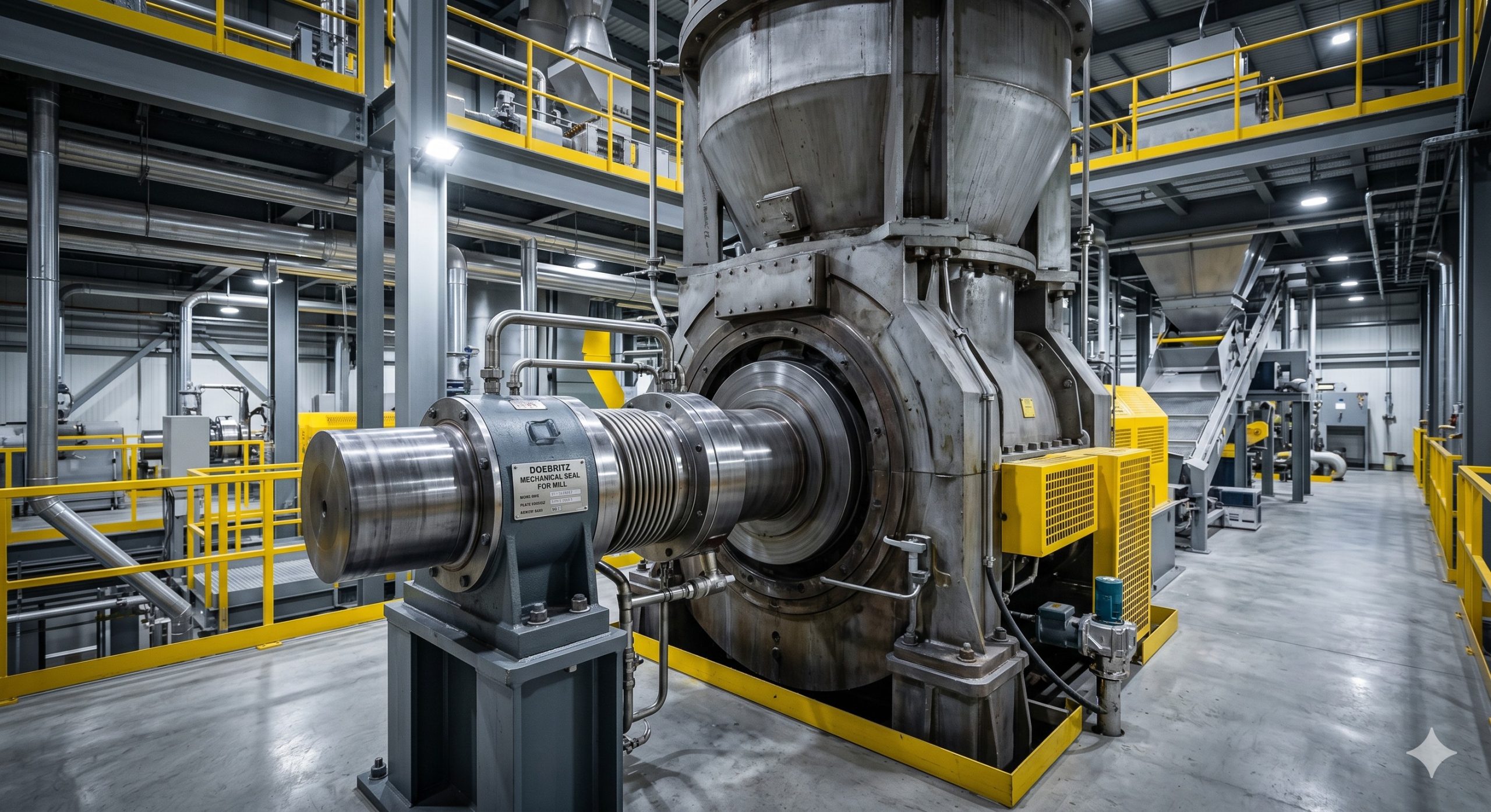 Doebritz Mechanical Seal for Mill: Precision CNC Shaft Sealing for Heavy-Duty Powder Milling | Zero-Leakage ATEX Option scenario 1