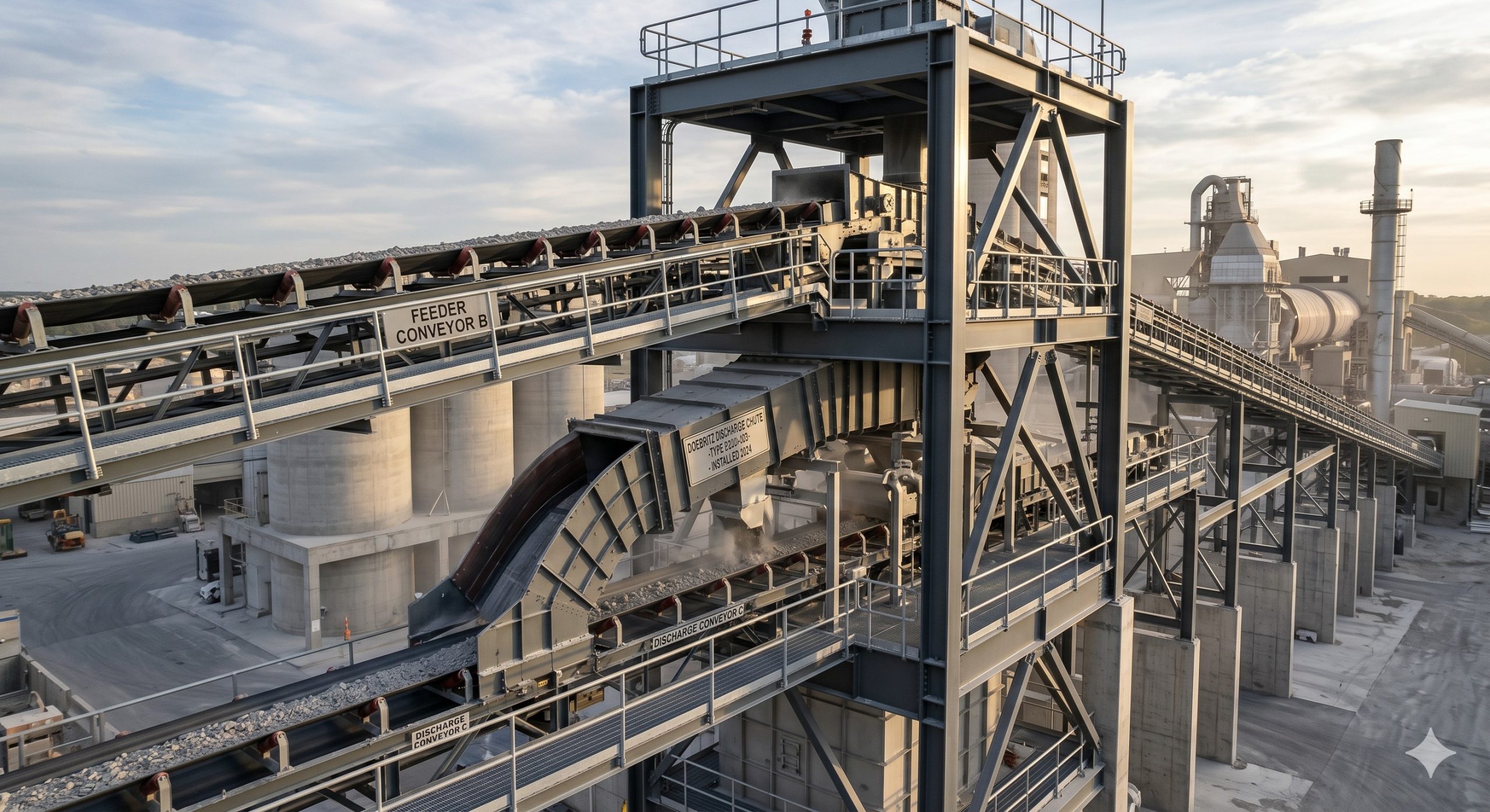Doebritz Discharge Chute: Ni-Hard & Precision Machined Wear Plates | ATEX Certified scenario 1