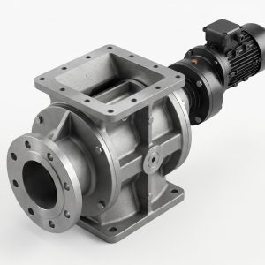 Doebritz Biomass Rotary Valve, Heavy-Duty Airlock Feeder, ATEX Certified / 2.5 Bar Differential
