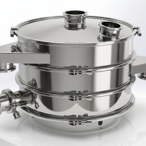 Pharmaceutical Sieve Shaker, Doebritz Industrial Sifter, 316L Stainless Steel / ATEX / High-Throughput Powder Classification