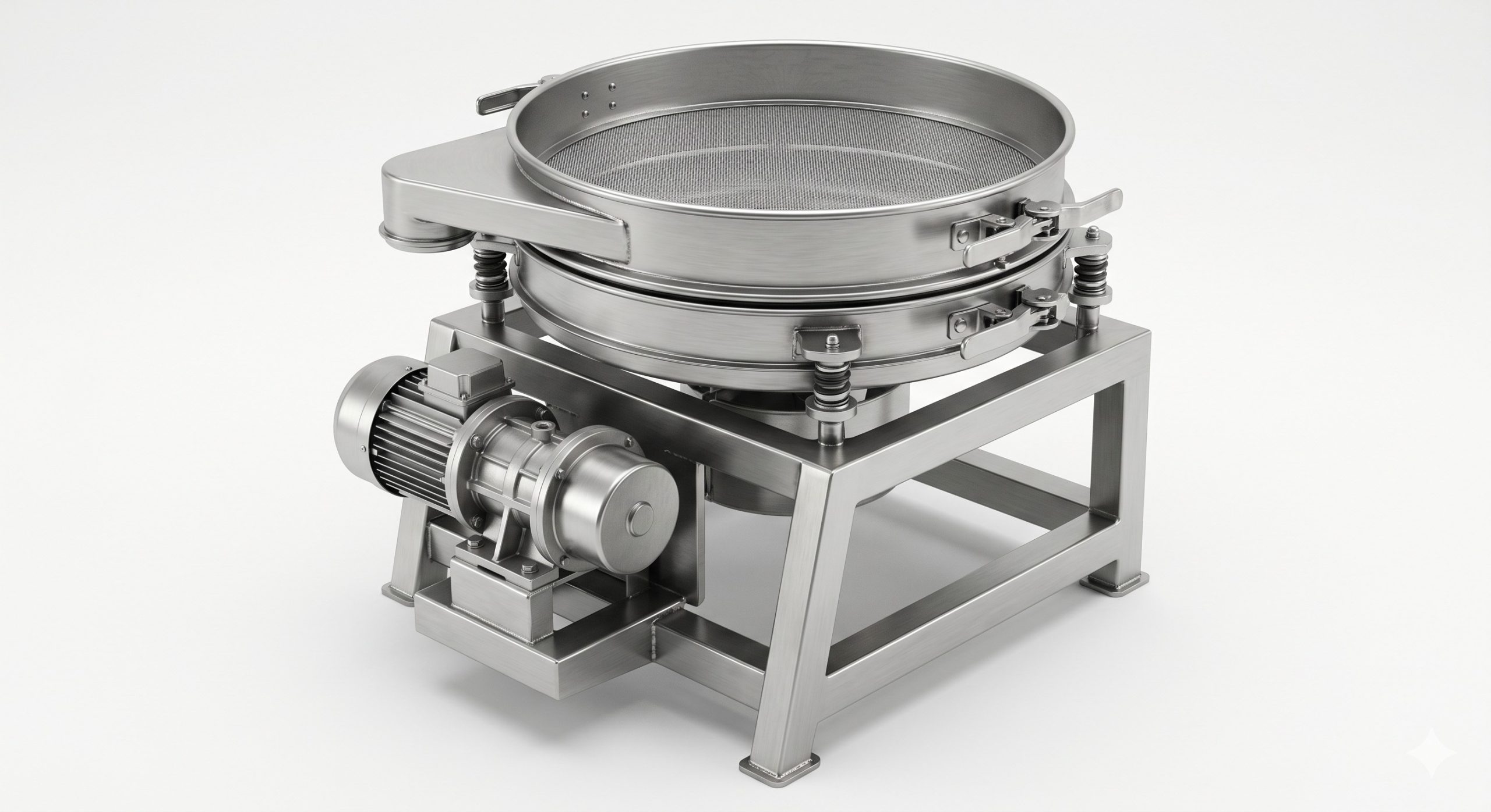SUS304 Vibrating Sieve, Doebritz Screening Feeder, 1500mm Dia / High Flow Capacity