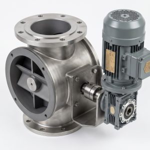 ATEX Zone 20/21 Compliant Valve: Doebritz Stainless Steel with Tungsten Carbide Coating Airlock Feeder | Certified Explosion Safety for Abrasive Powders