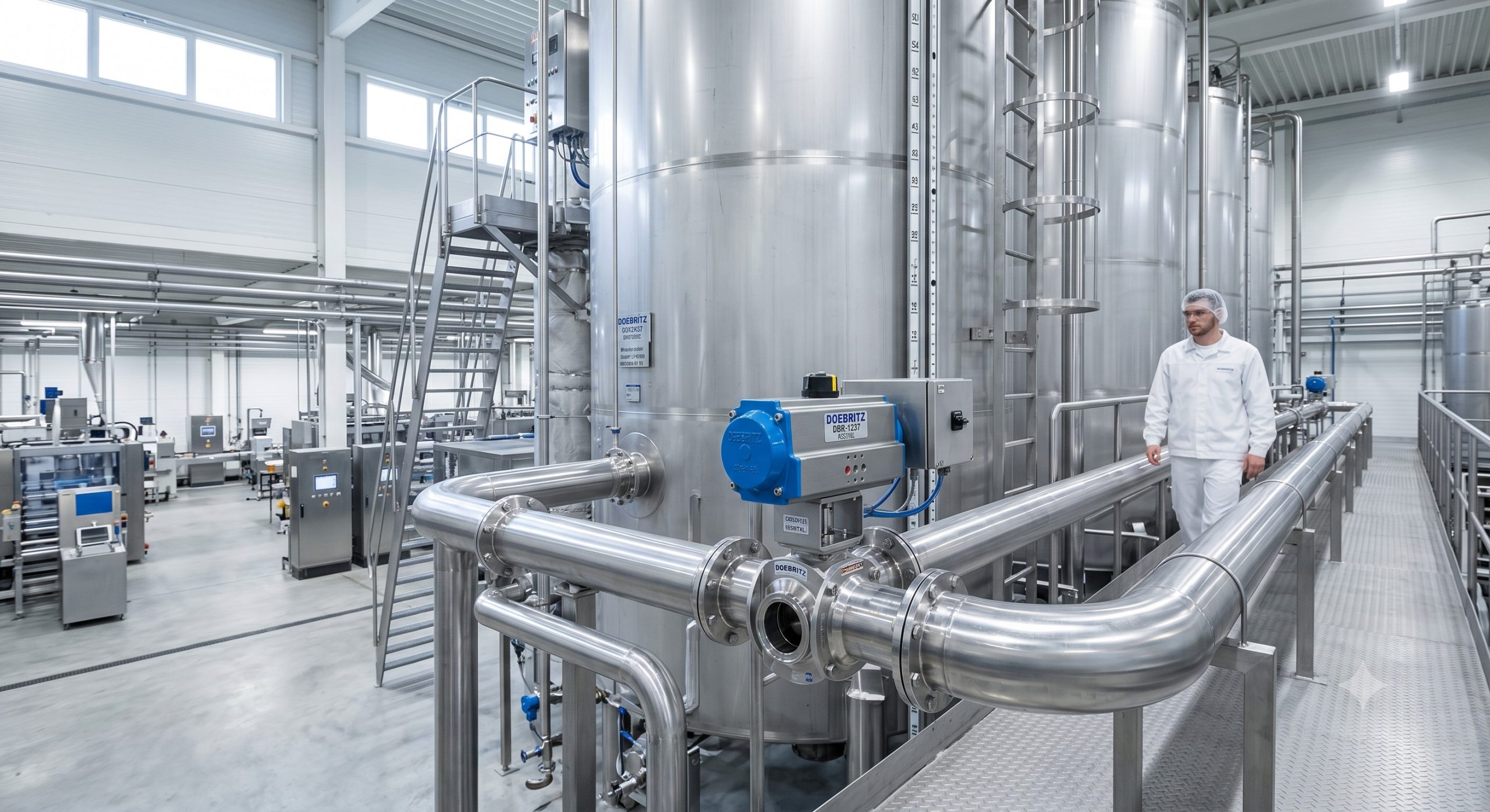Sanitary Processing Star Discharge Valve: Doebritz Protein Powder Airlock | Quick-Clean Demountable Standard scenario 1