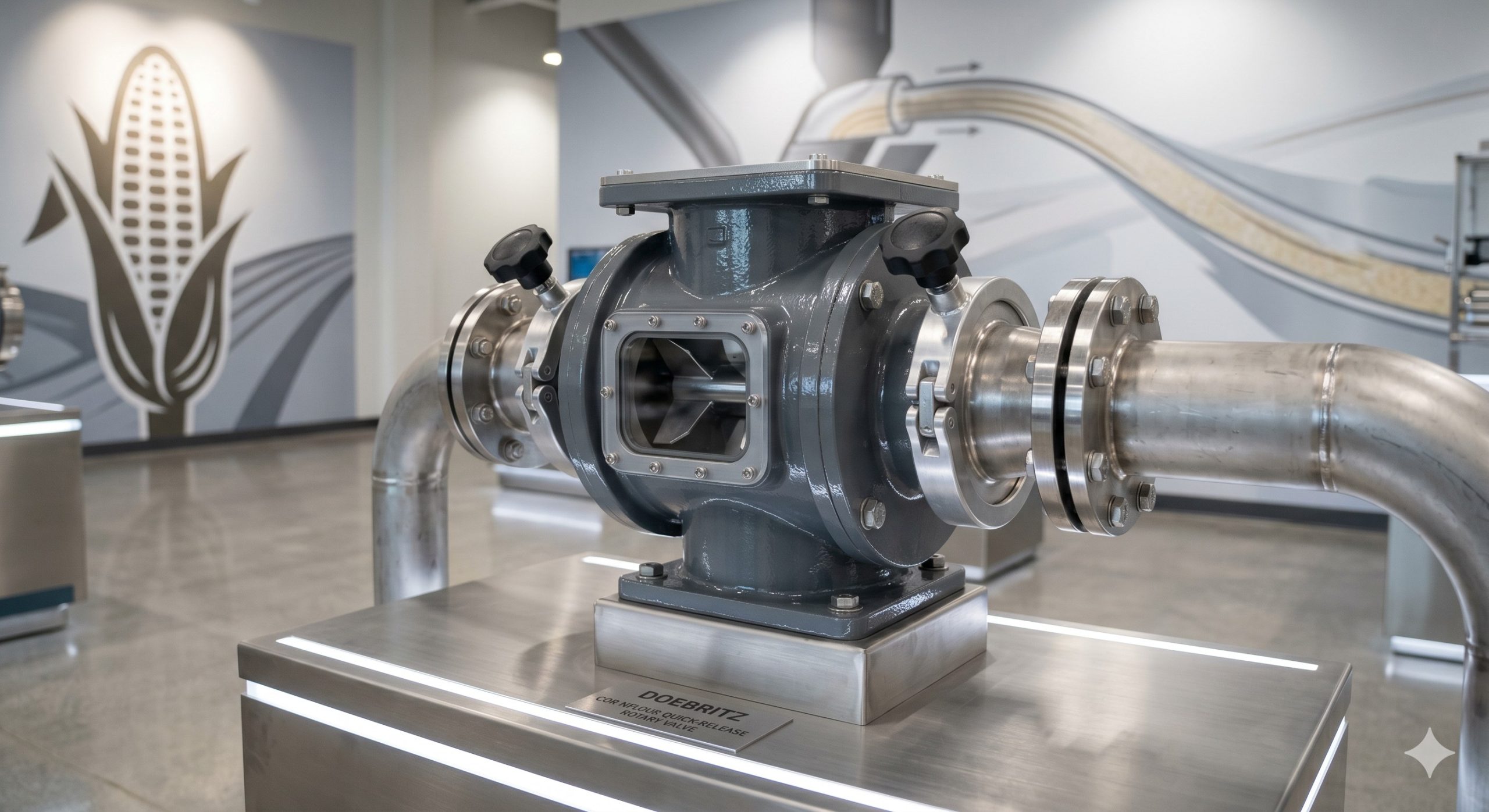 Doebritz Corn Flour Quick-release Rotary Valve - Official Technical Overview & Datasheet details