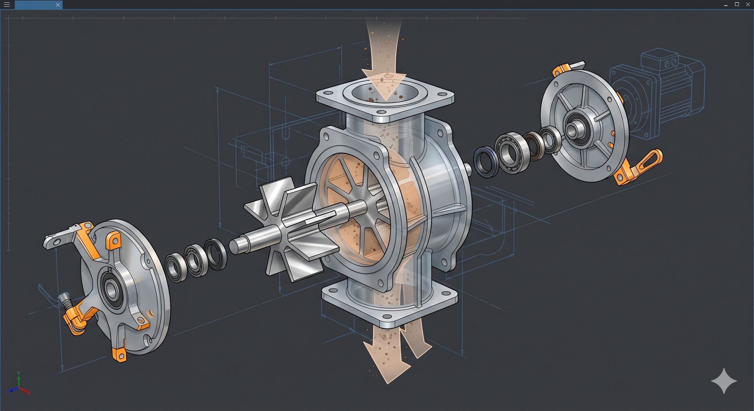 Quick-Clean Demountable Valve: Doebritz Chocolate Quick-release airlock valve | Sanitary Processing Standard with ATEX Ready Option scenario 2