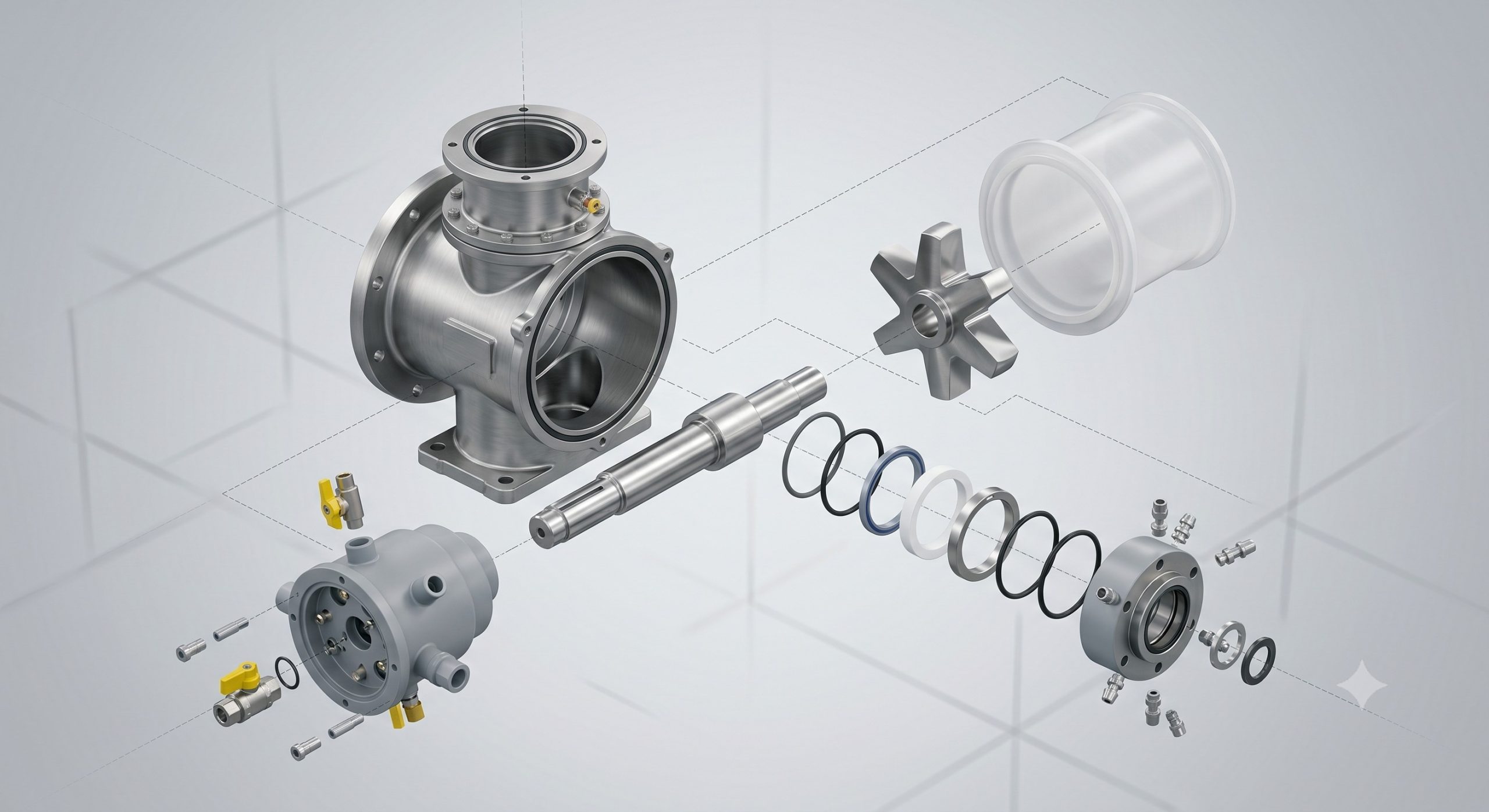 Doebritz PTFE Star discharge valve | Heavy-Duty Rotary Airlock Valve with PTFE Lining & ATEX Certification scenario 2