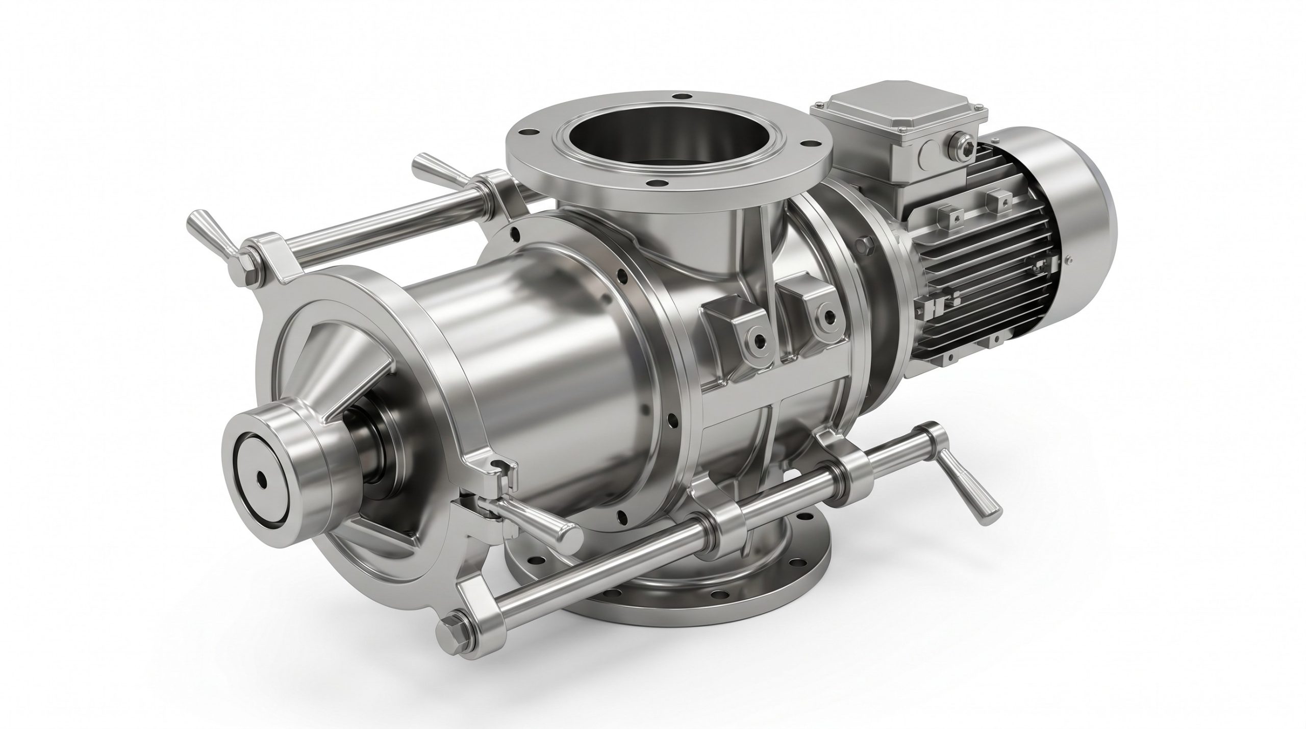 Quick-Clean Demountable Valve: Doebritz Coffee Quick-release rotary valve | Sanitary Processing Standard for Hygienic Coffee Handling