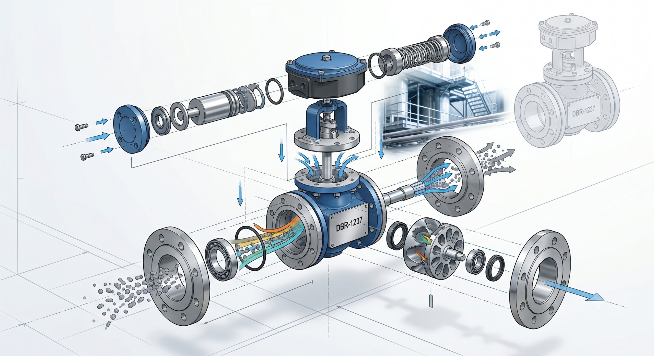 ATEX Zone 20/21 Compliant Valve: Doebritz Powder Metering Screw | Certified Explosion Safety scenario 2