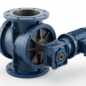 Manufacturer Supply: Doebritz Carbon Steel Painted Airlock Feeder | Heavy-Duty Rotary Valve