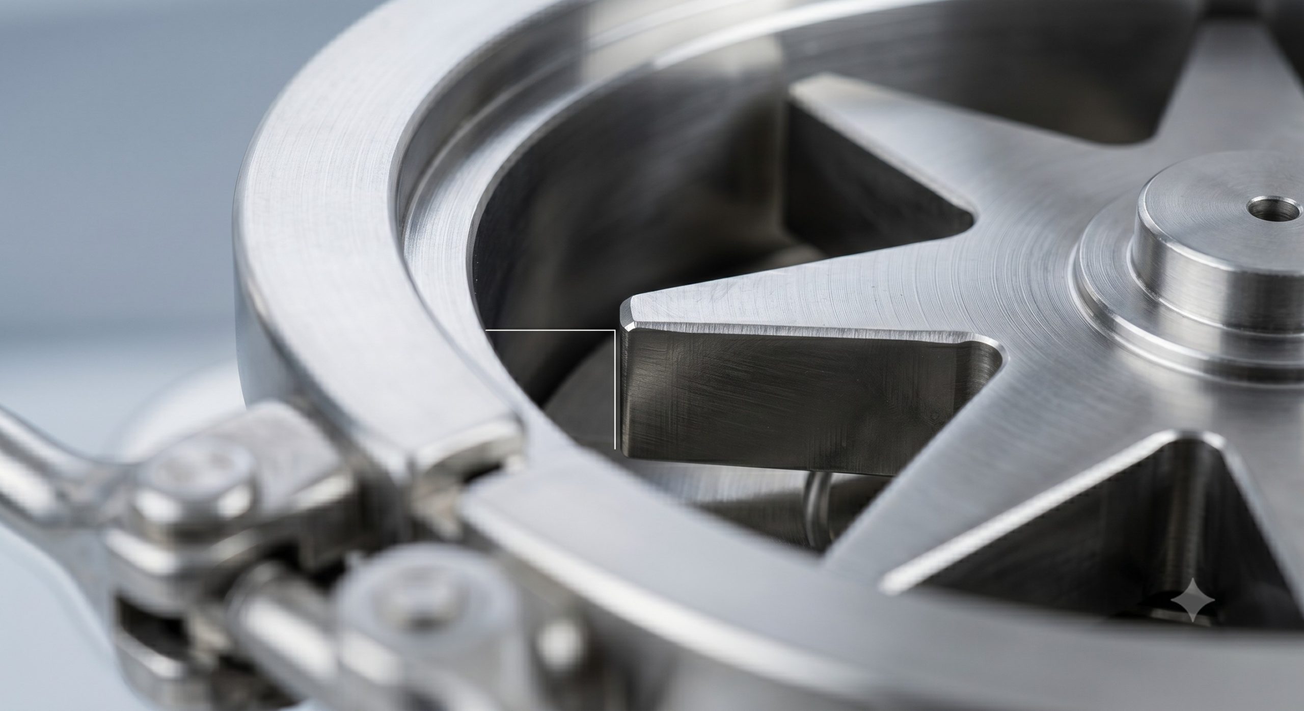 Doebritz Milk Powder Star Discharge Valve: 0.1-0.2mm Clearance | 316L Hygienic ATEX Ready - Image 2