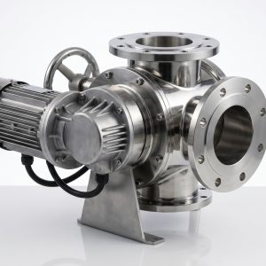 Quick-Clean Demountable Valve: Doebritz Whey Powder Quick-release rotary valve | Sanitary Processing Standard