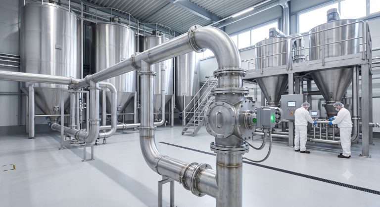 FDA Compliance in Material Handling: Quick-Clean and Demountable PE Star Discharge Valve